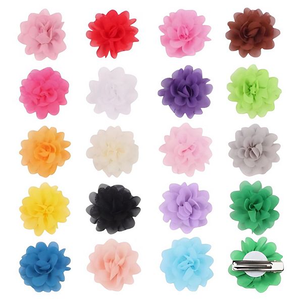 Ободок для волос Kitcheniva Grosgrain Ribbon Kids Hair Clips 20 Pcs Kitcheniva