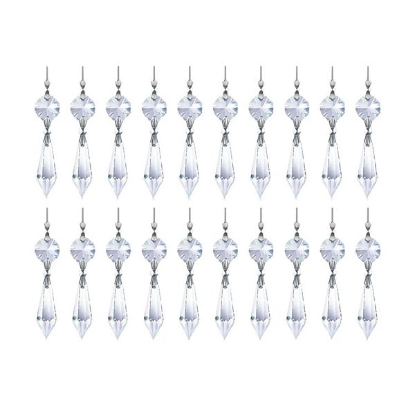 Crystal Chandelier Prism Pendants 37mm 20 Pcs Kitcheniva