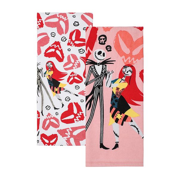 Disney's Nightmare Before Christmas Jack & Sally Valentine's Day 2-piece Kitchen Towel Set by Celebrate Together™ Celebrate Together