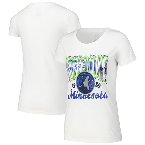 Женская Футболка Stadium Essentials Белая Minnesota Timberwolves Sky High Stadium Essentials