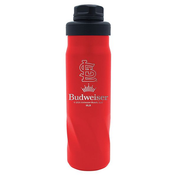 WinCraft  St. Louis Cardinals 2024 MLB x Budweiser 20oz. Morgan Water Bottle Wincraft