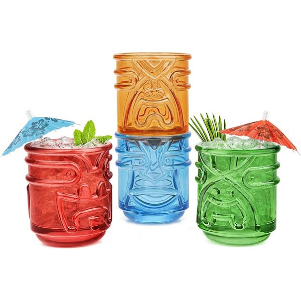 Final Touch Tiki Tumblers Set Of 4 Tumblers FINAL TOUCH