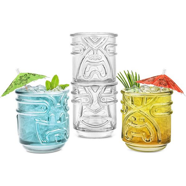 Final Touch Tiki Tumblers Set Of 4 Tumblers FINAL TOUCH