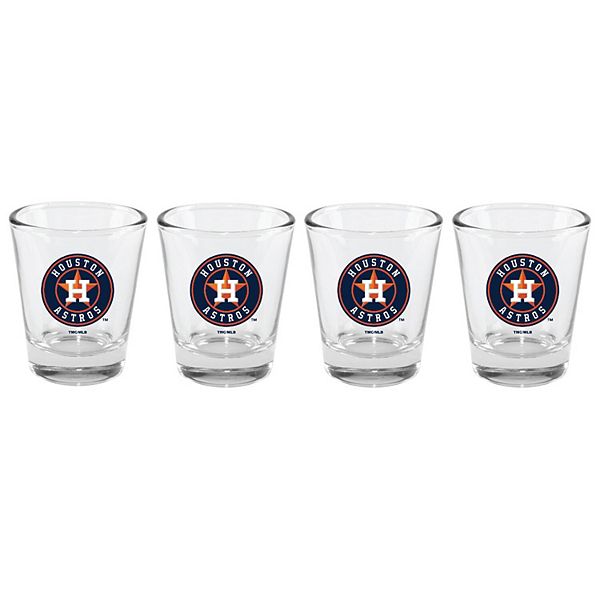 The Memory Company Houston Astros 4-Pack 2oz. Shot Glass Set The Memory Company