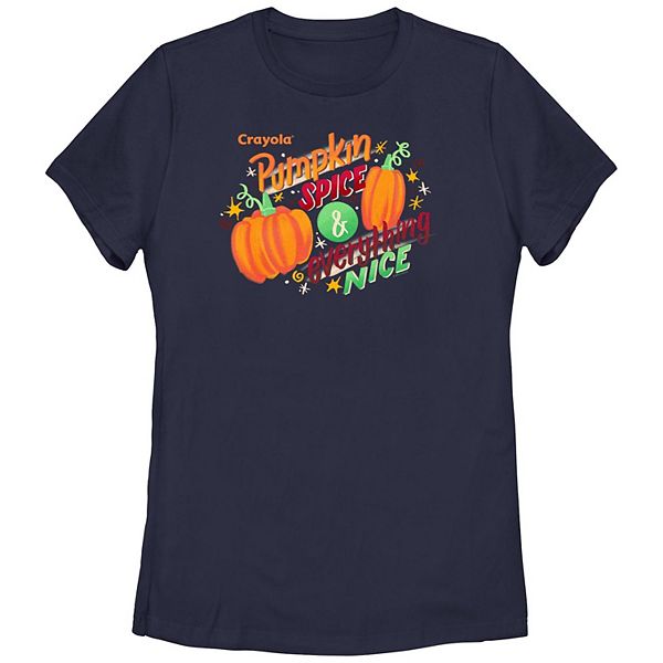 Juniors' Crayola Pumpkin Spice & Everything Nice Graphic Tee Crayola