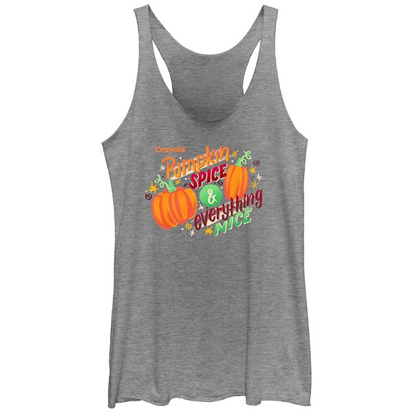 Juniors' Crayola Pumpkin Spice & Everything Nice Racerback Tank Top Crayola