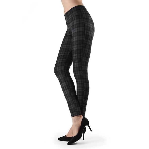 Женские Повседневные брюки MEMOI Evanesce Plaid Shaping Leggings MEMOI