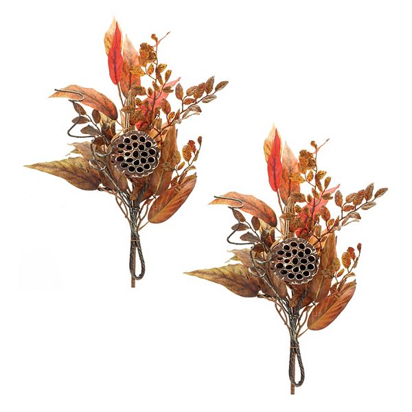 Melrose Fall Foliage Spray Artificial Plant Decor 2-Piece Set Melrose