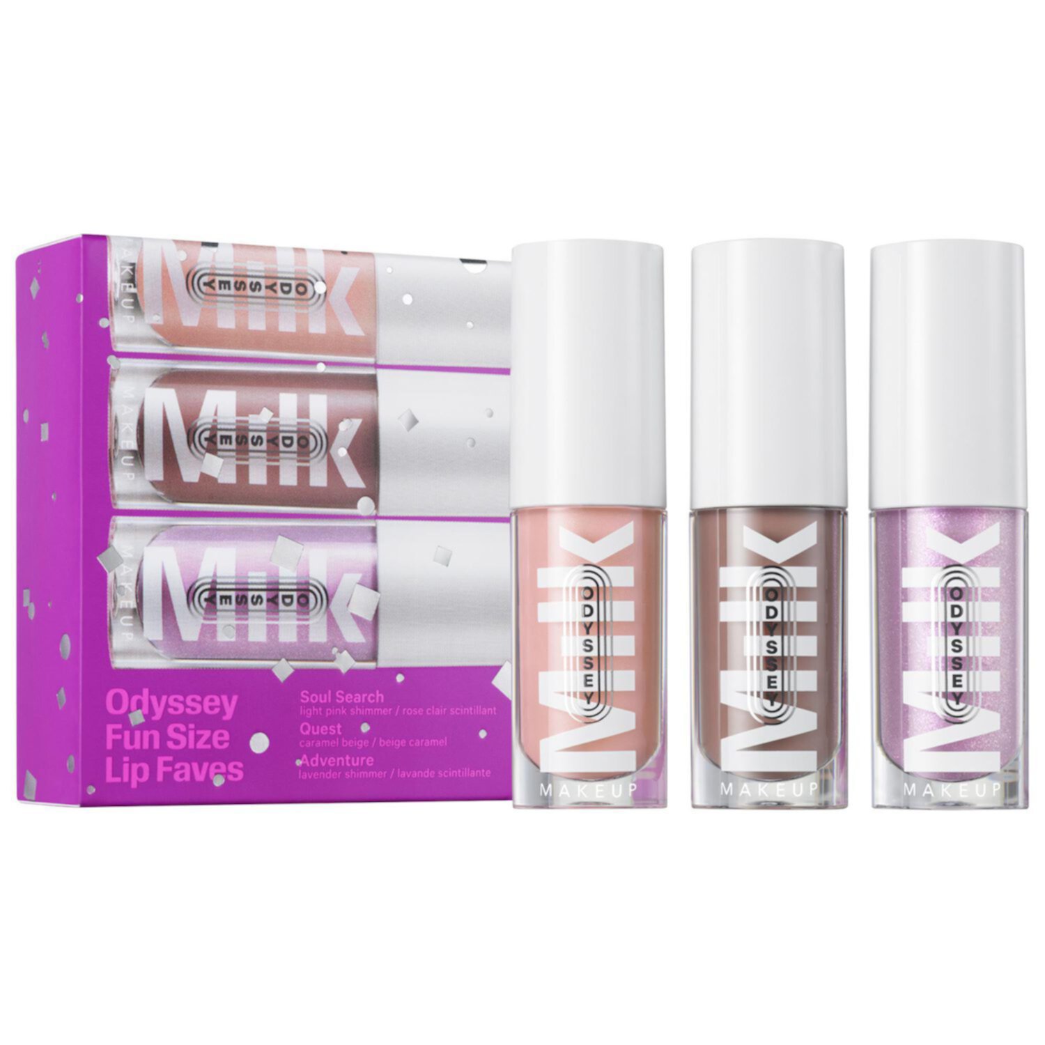 MILK MAKEUP Mini Odyssey Lip Oil Gloss Fun Size Faves Set MILK MAKEUP