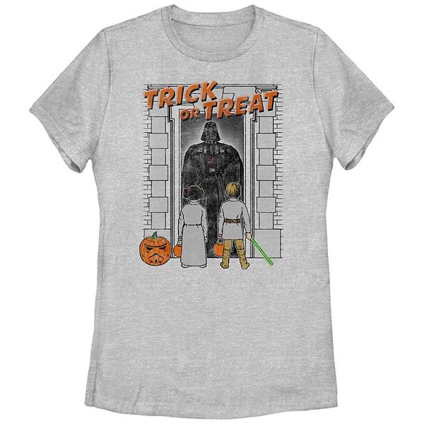 Трикотажная футболка Star Wars Trick Or Treat для подростков с графическим принтом, из хлопка и полиэстера Star Wars