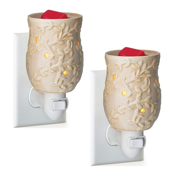 Набор из двух декоративных ароматизаторов, керамика, 20 см x 20 см x 15 см Candle Warmers