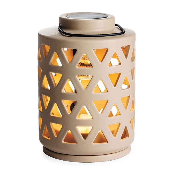 Candle Warmers Etc. Geometric Lantern Canopy Illumination Fragrance Warmer Candle Warmers