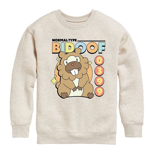 Детская Футболка Licensed Character Pokemon Normal Type Bidoof Licensed Character