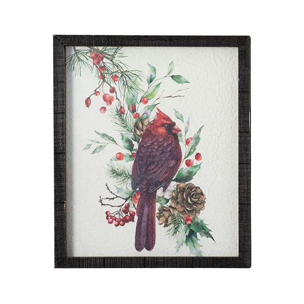 Haven Living 19.75-in. Cardinal Pine Christmas Wall Decor Haven Living