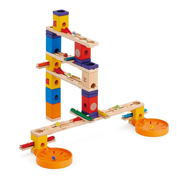 Hape Quadrilla Wooden Marble Run Construction Playset Hape