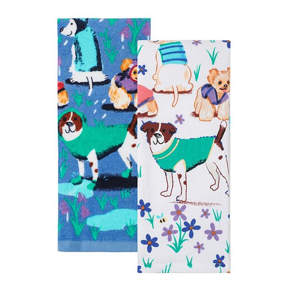 Celebrate Together™ Spring Dog 2-Pack Kitchen Towel Set Celebrate Together