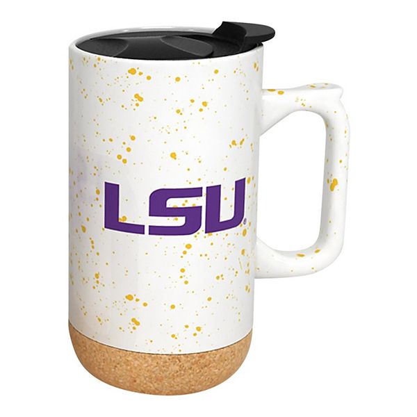 LSU Tigers 18oz. Speckle Cork Mug Indigo Falls