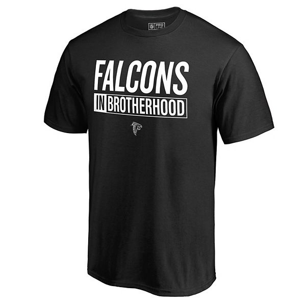 Футболка NFL Pro Line черного цвета с короткими рукавами и ярким принтом Atlanta Falcons Unbranded