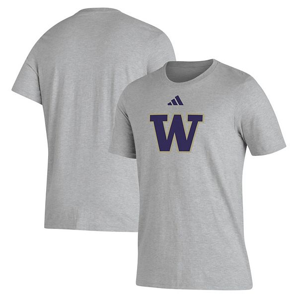 Мужская футболка с логотипом Washington Huskies от adidas, с технологией AEROREADY, 100% полиэстер Unbranded