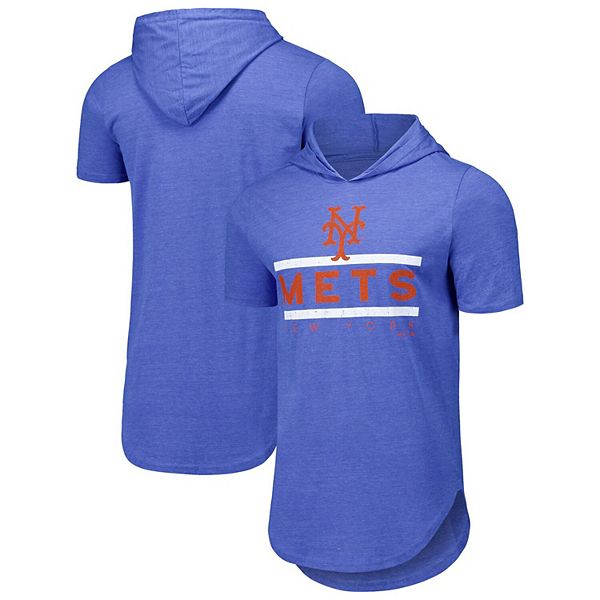 Мужская худи-футболка с трикотажной смесью New York Mets от Majestic Threads Majestic Threads