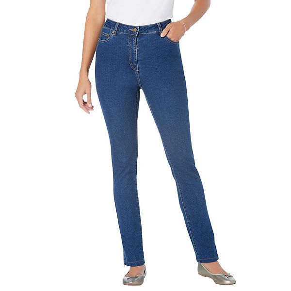 Женские Джинсы skinny Woman Within Stretch Slim Denim Woman Within