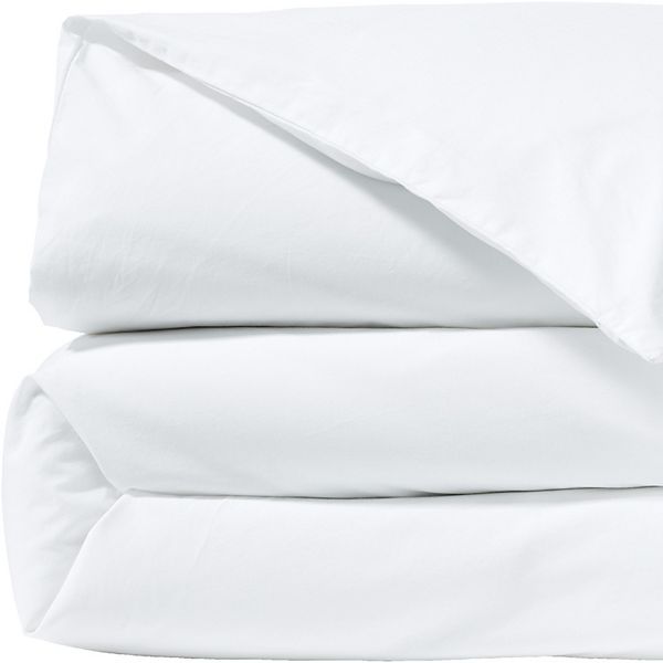 Lands' End 300 Thread Count Cotton Smooth Percale King Duvet Bed Cover Lands' End