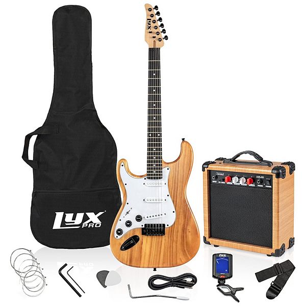 Lyxpro Electric Guitar Kit, 39” Left Handed Electric Guitar & Electric Guitar Accessories Lyxpro