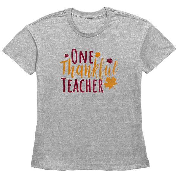 Женская Футболка Unbranded One Thankful Teacher Unbranded