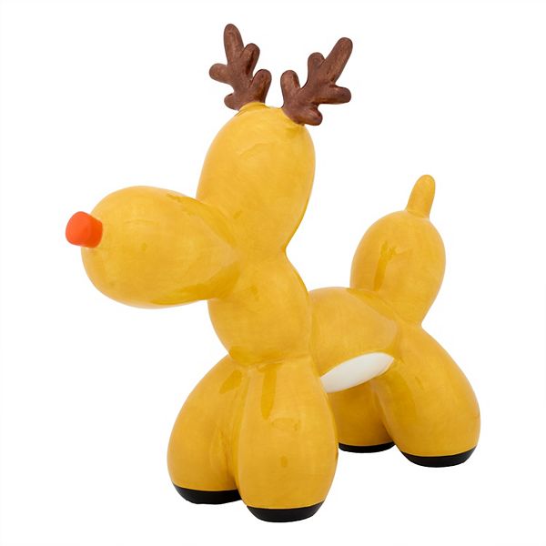 National Tree Company 8-in. Reindeer Balloon Figurine Table Decor National Tree Company