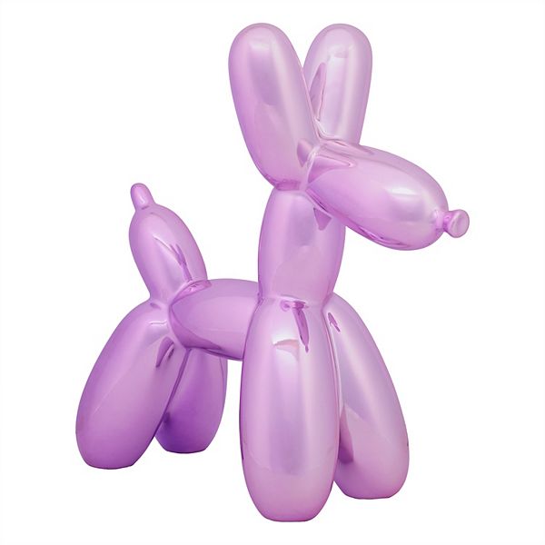 National Tree Company 11-in. Purple Balloon Dog Figurine Table Decor National Tree Company