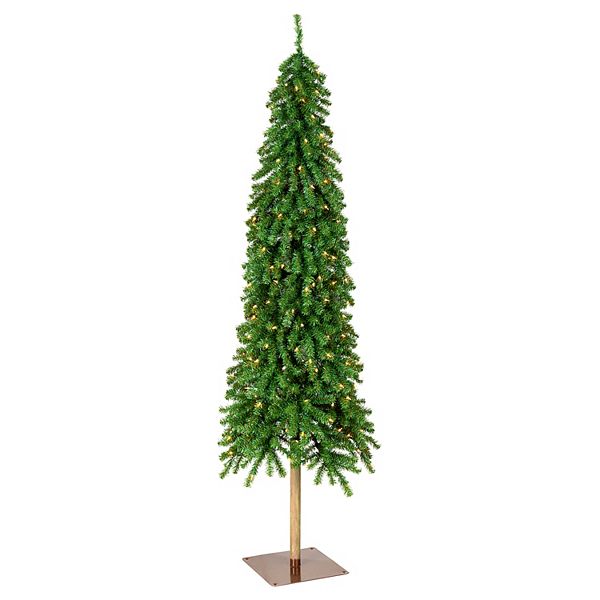 National Tree Company 6.5-ft. Pre-Lit Grand Alpine Pencil Slim Artificial Christmas Tree National Tree Company