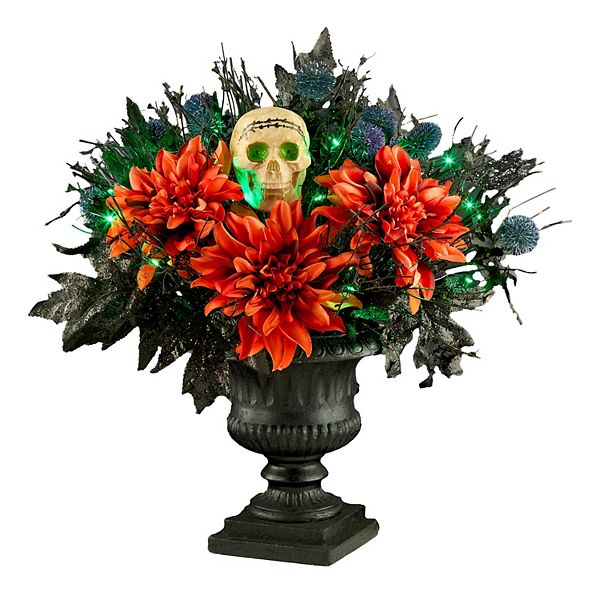 National Tree Company 20-in. LED Boo-tiful Halloween Urn Centerpiece National Tree Company