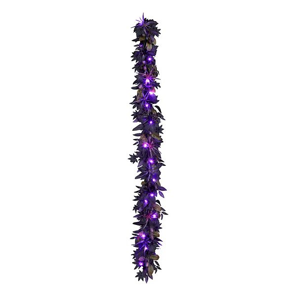 National Tree Company 6-ft. Pre-Lit LED Scare in the Air Halloween Artificial Garland National Tree Company