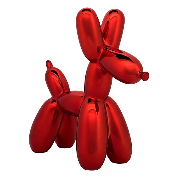 National Tree Company 11-in. Red Balloon Dog Figurine Table Decor National Tree Company