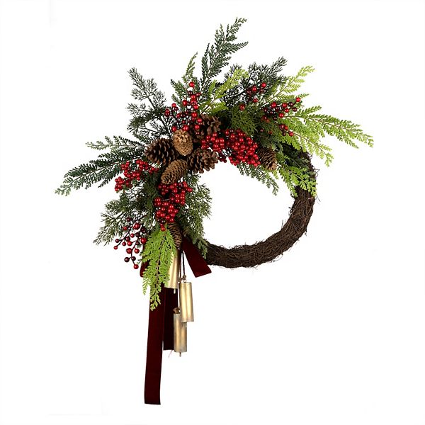 National Tree Company 24-in. Joy Artificial Christmas Half Wreath National Tree Company