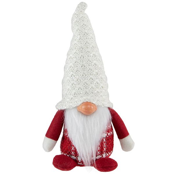 Northlight 9.5-in. Plaid Boy Gnome Christmas Figurine Table Decor Northlight