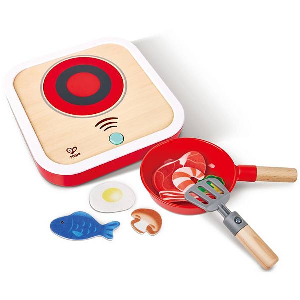 Hape Interactive Light & Sound Wooden Cooking Kitchen Play Set Hape