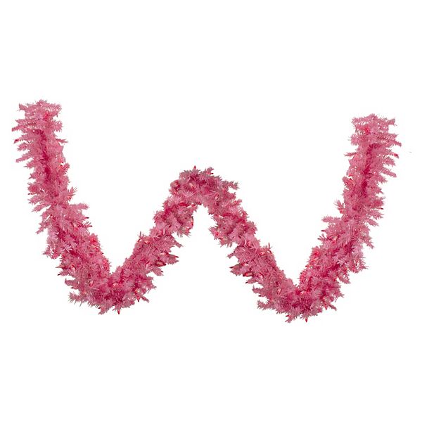 Northlight Pre-Lit Pink Spruce Artificial Christmas Garland Northlight