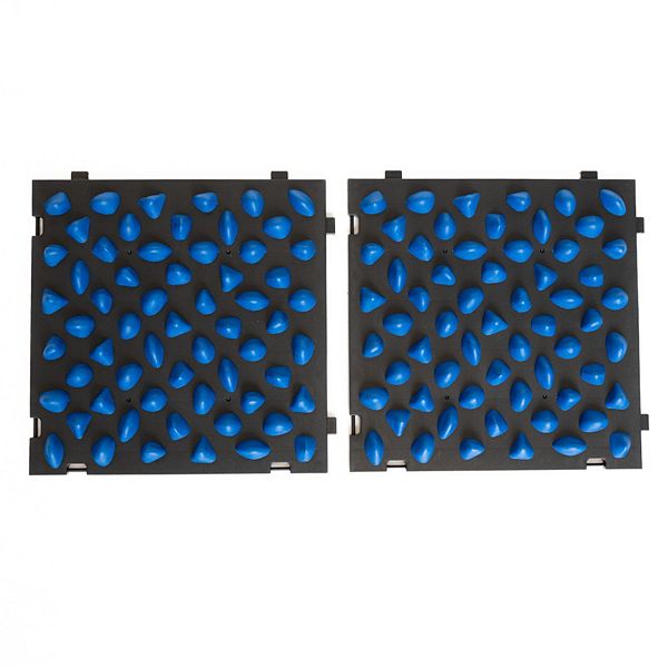 Bintiva Soft Tactile Pebble Mat - Set Of 2 - Blue Bintiva