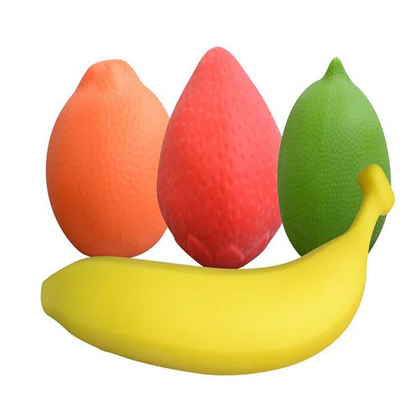 Fidget Fruit Combo - Banana, Lime, Orange, Strawberry Bintiva