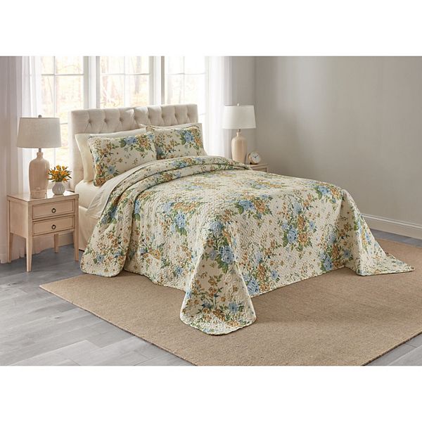 BrylaneHome Bouquet Bedspread BrylaneHome