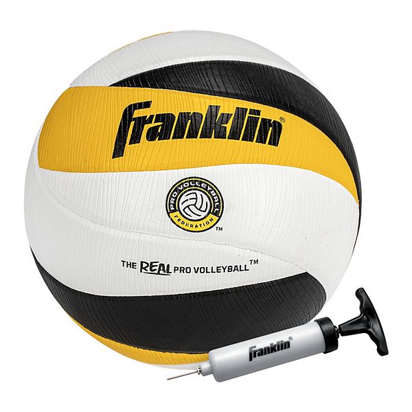 Волейбольный мяч Franklin Sports REAL 12 Panel Pro, 3" x 5.2" x 12", для игроков от 8 лет, полиуретан Franklin Sports