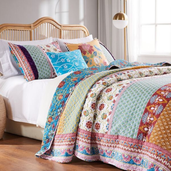 Greenland Home Fashions Thalia Quilt Set Greenland Home Fashions