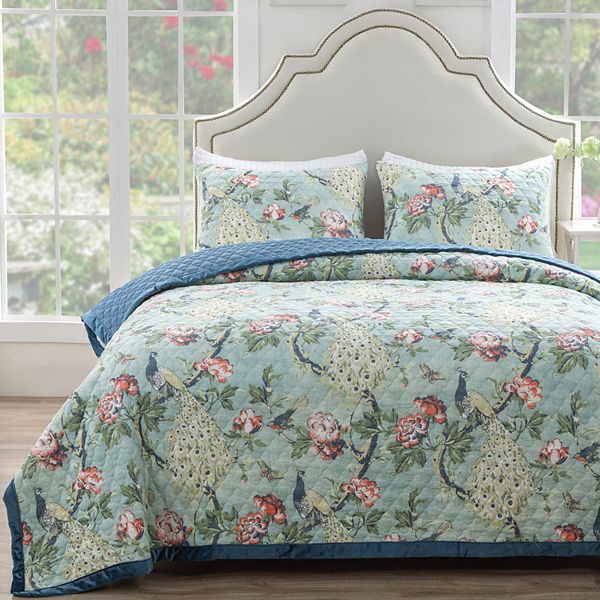 Greenland Home Fashions Pavona Quilt Set Greenland Home Fashions