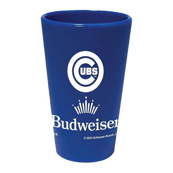 WinCraft Chicago Cubs MLB x Budweiser 16oz. Silicone Pint Glass Wincraft