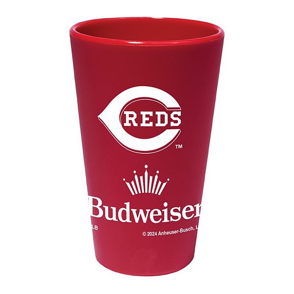 WinCraft Cincinnati Reds MLB x Budweiser 16oz. Silicone Pint Glass Wincraft