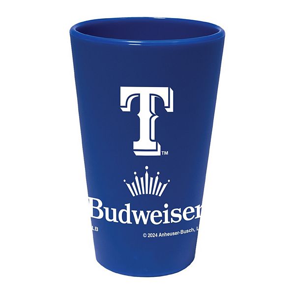 WinCraft Texas Rangers MLB x Budweiser 16oz. Silicone Pint Glass Wincraft