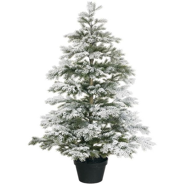 Haven Living 4'10" Artificial Flocked Pine Tree Haven Living