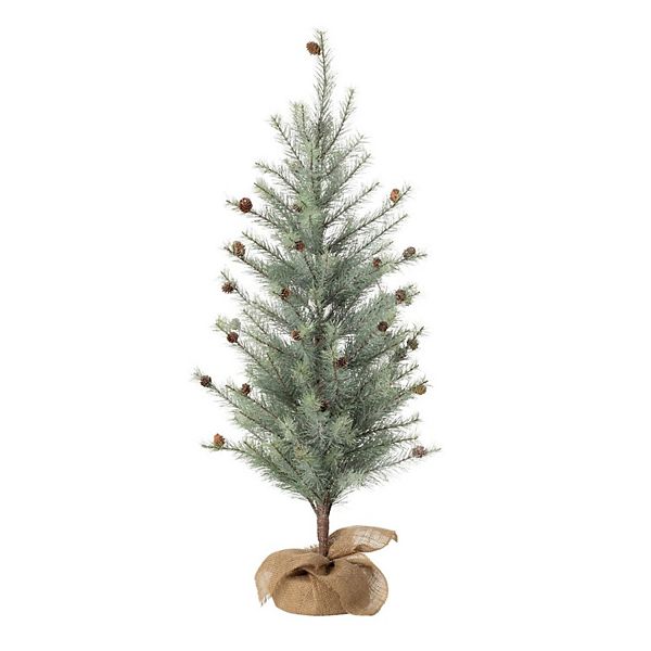 Haven Living 48" Artificial Snowy Mini Pinecone Tree Haven Living