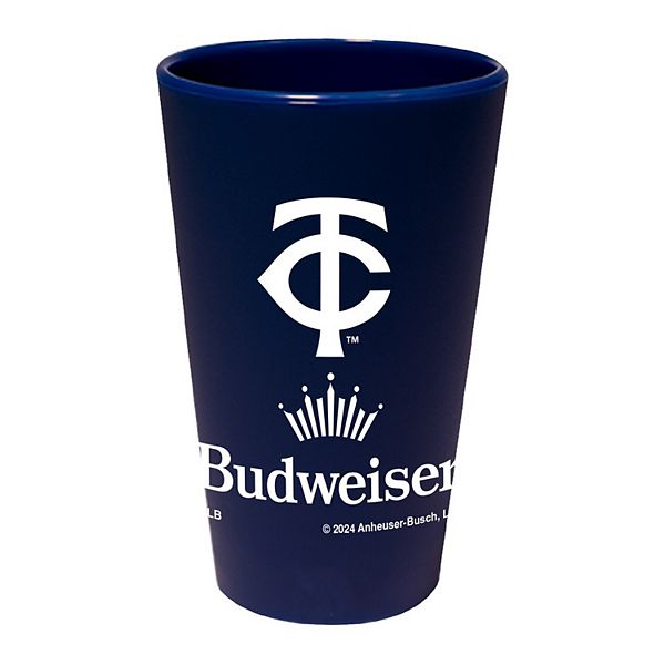 WinCraft Minnesota Twins MLB x Budweiser 16oz. Silicone Pint Glass Wincraft